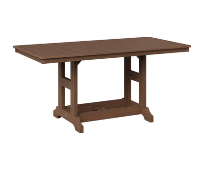 Berlin Gardens Garden Classic 33" x 66" Rectangular Table in Brazilian Walnut