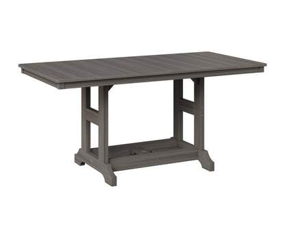 Berlin Gardens Garden Classic 33" x 66" Rectangular Table in Coastal Gray