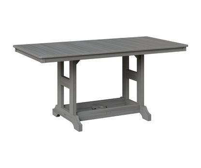 Berlin Gardens Garden Classic 33" x 66" Rectangular Table in Driftwood Gray