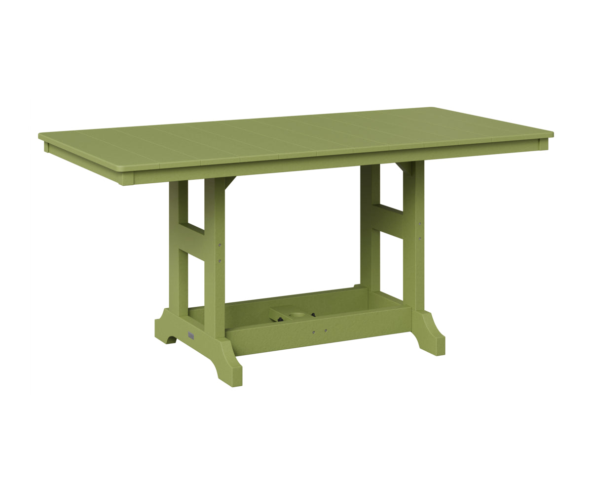 Berlin Gardens Garden Classic 33" x 66" Rectangular Table in Kiwi Green