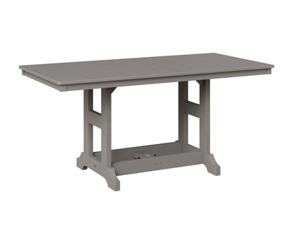 Berlin Gardens Garden Classic 33" x 66" Rectangular Table in Light Gray