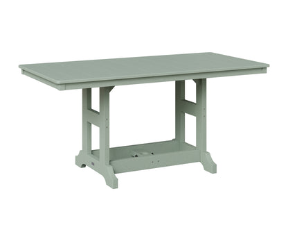 Berlin Gardens Garden Classic 33" x 66" Rectangular Table in Sea Foam
