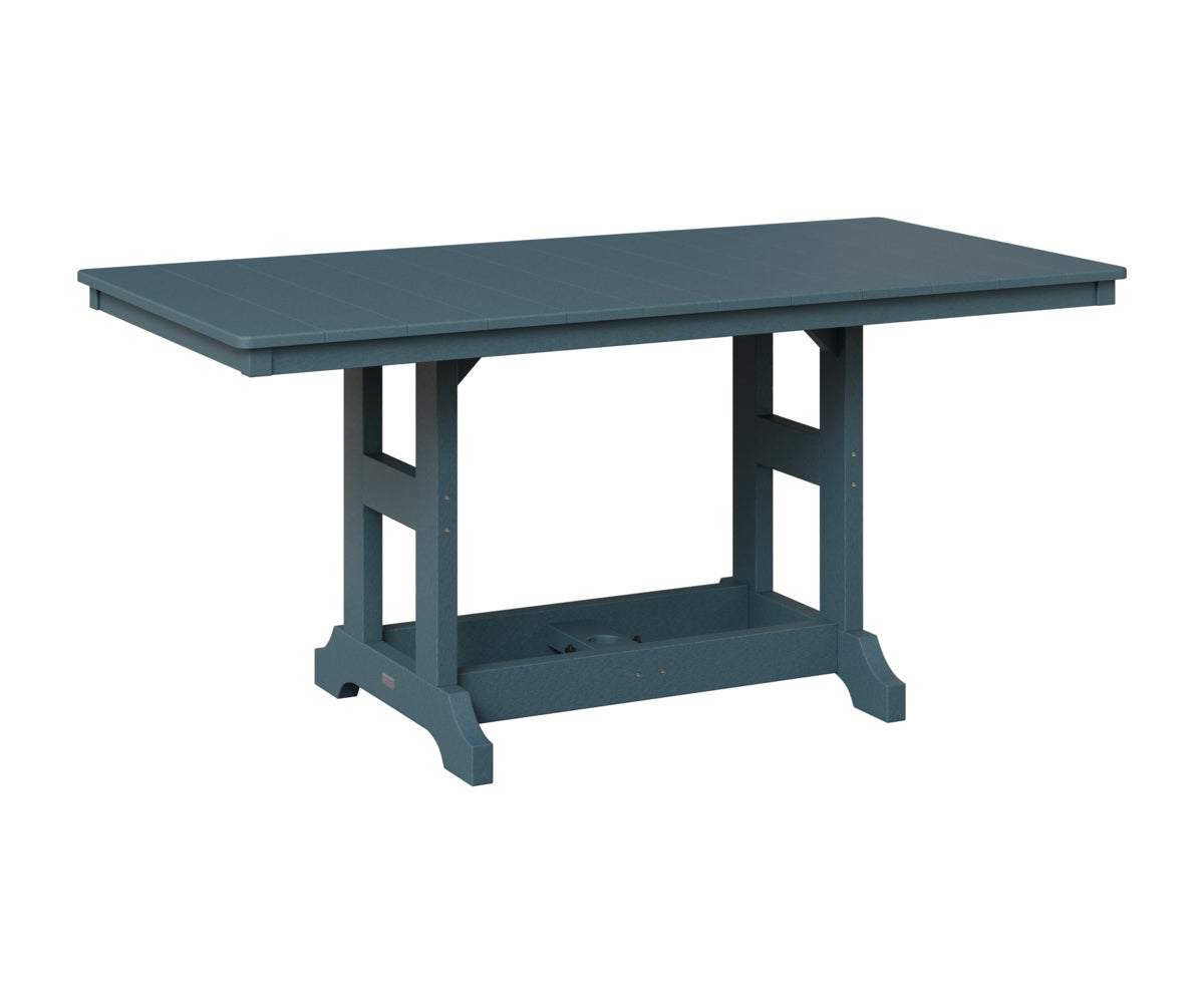 Berlin Gardens Garden Classic 33" x 66" Rectangular Table in Slate
