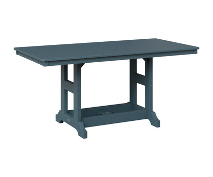 Berlin Gardens Garden Classic 33" x 66" Rectangular Table in Slate