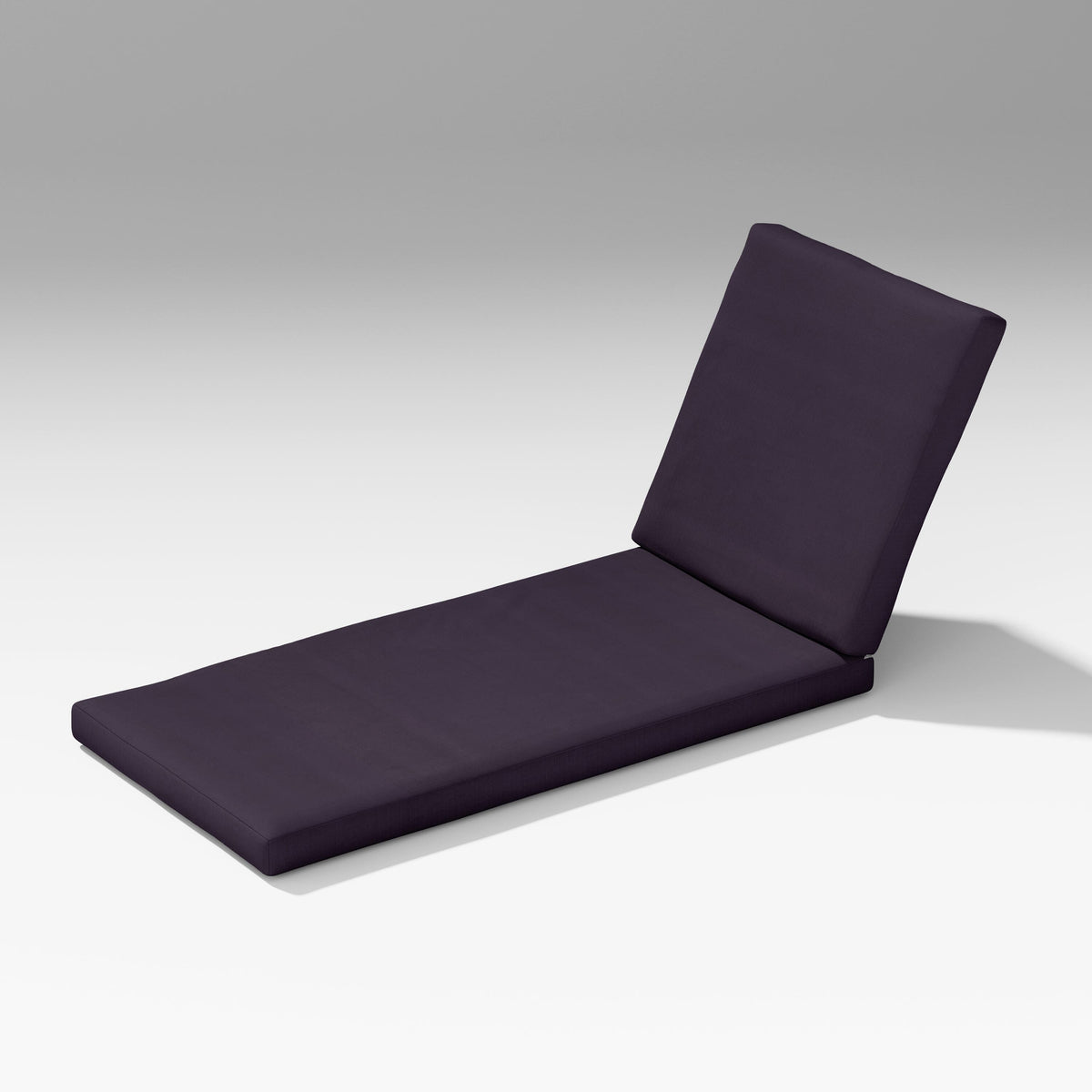 POLYWOOD PW Designer Series Elevate Chaise Lounge Cushion in Navy Linen