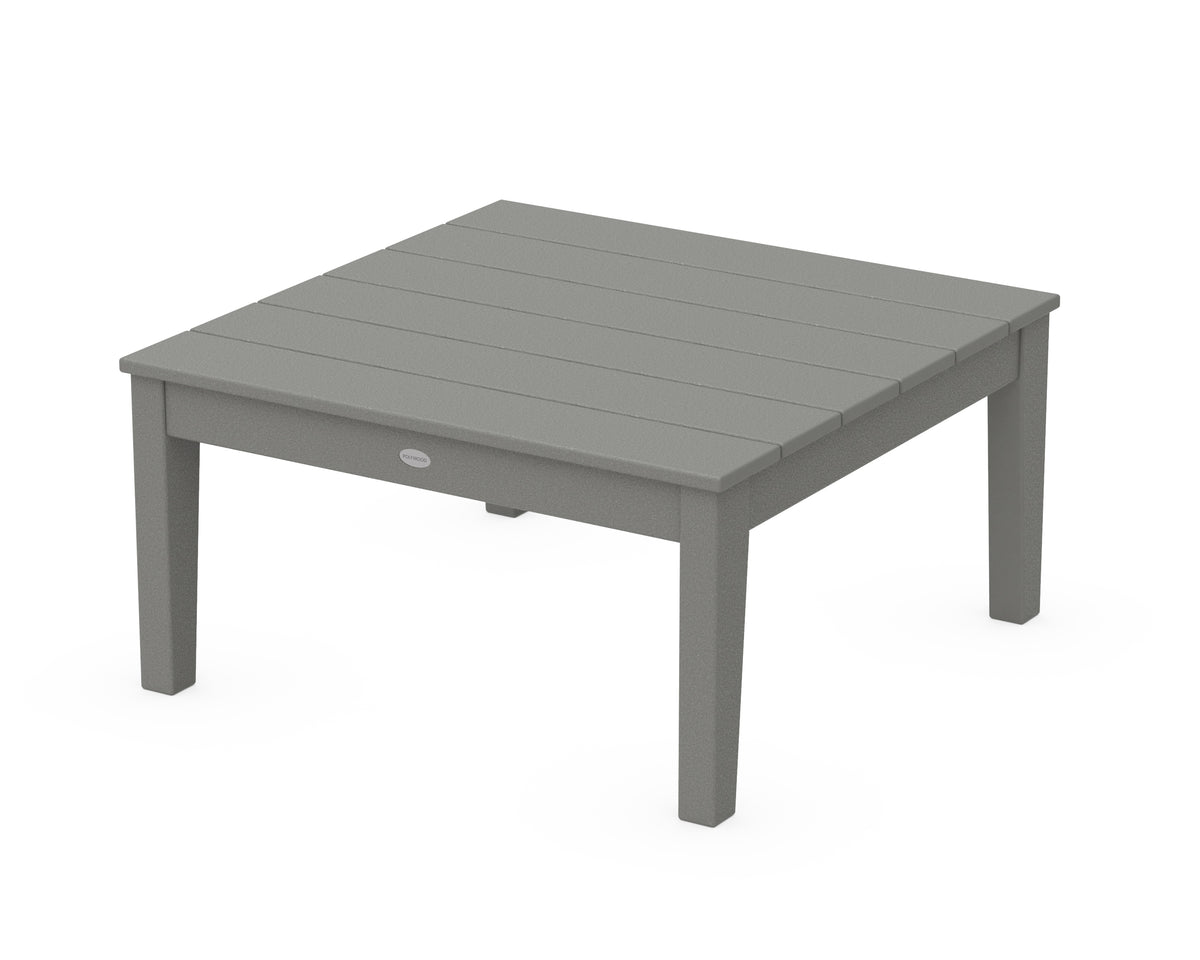 POLYWOOD Newport 36" Conversation Table in Slate Grey