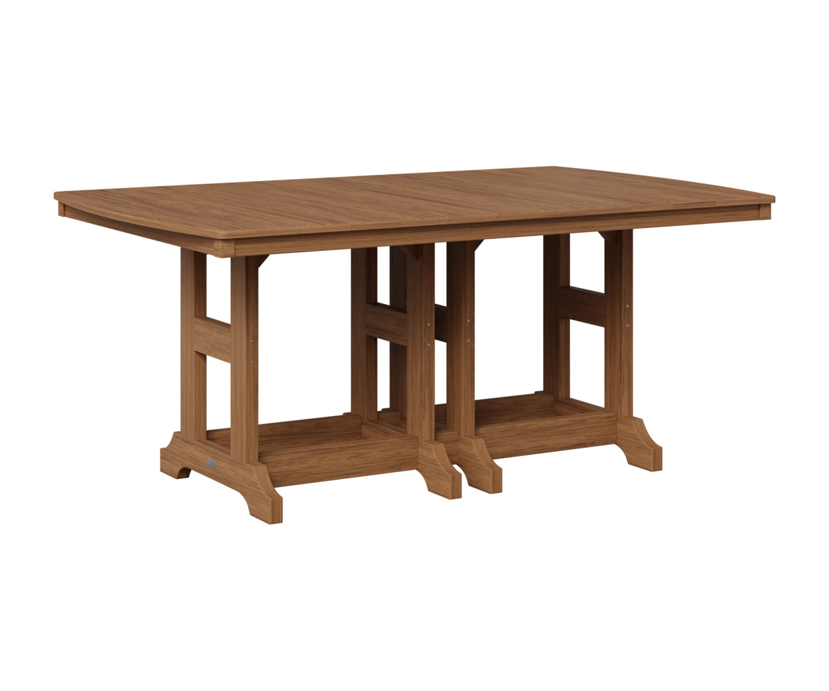 Berlin Gardens Garden Classic 44" x 72" Rectangular Table in Antique Mahogany