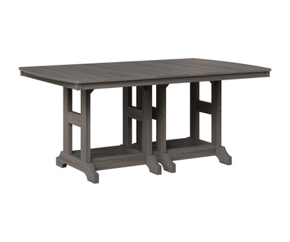 Berlin Gardens Garden Classic 44" x 72" Rectangular Table in Coastal Gray