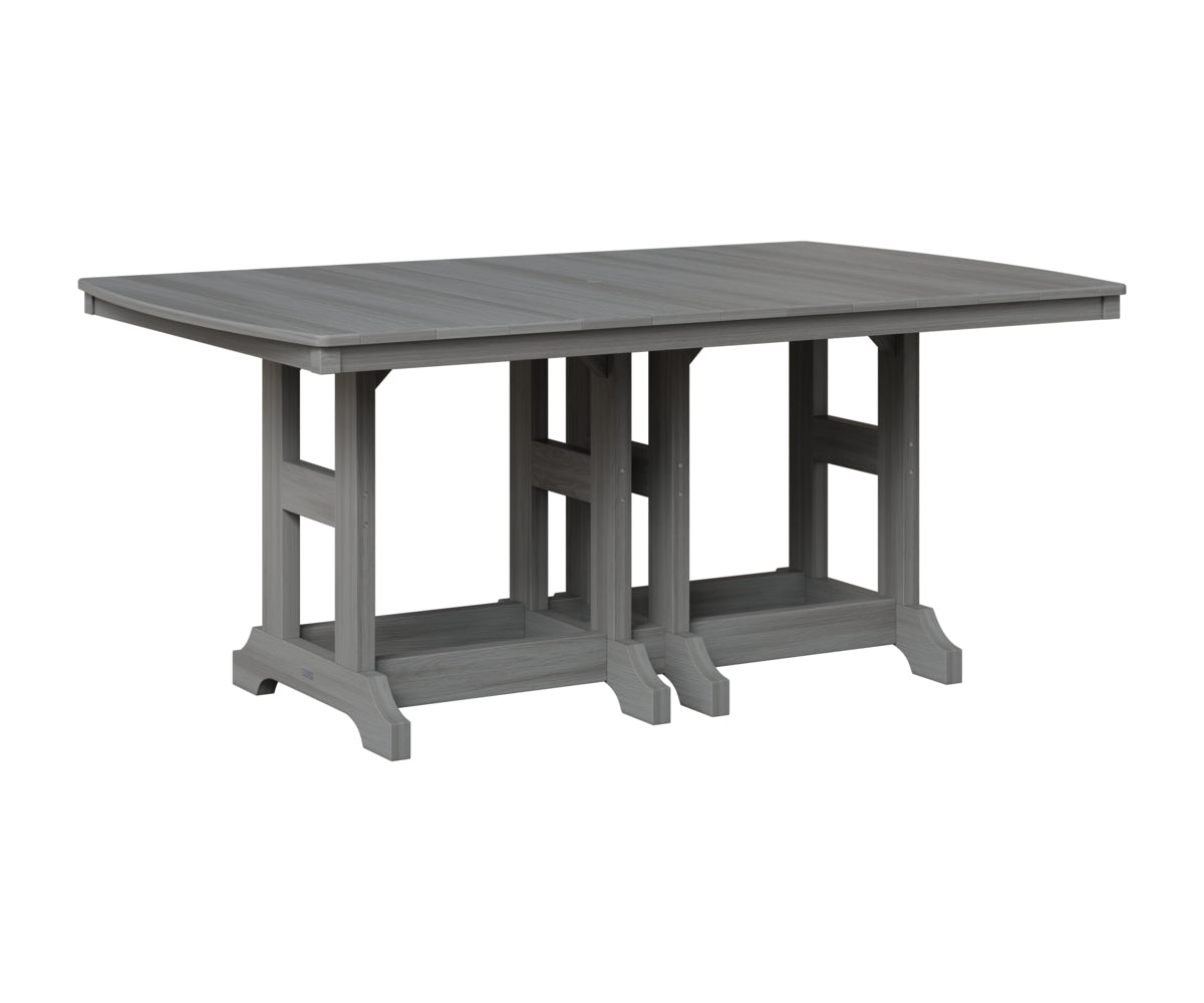 Berlin Gardens Garden Classic 44" x 72" Rectangular Table in Driftwood Gray