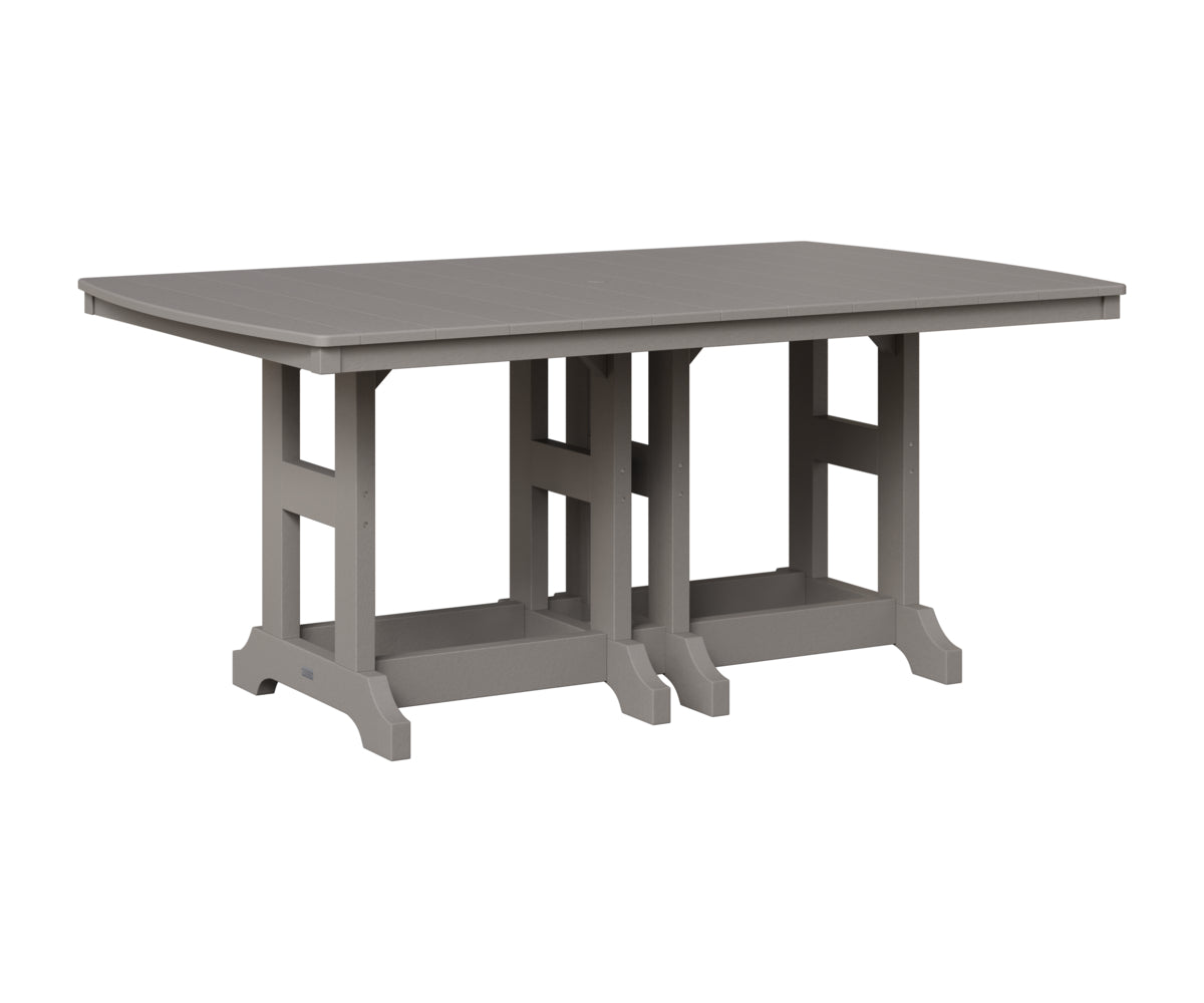 Berlin Gardens Garden Classic 44" x 72" Rectangular Table in Light Gray