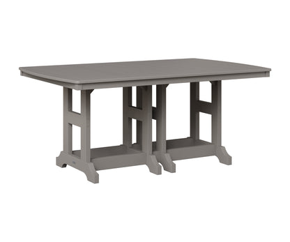 Berlin Gardens Garden Classic 44" x 72" Rectangular Table in Light Gray