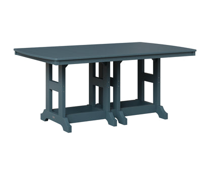 Berlin Gardens Garden Classic 44" x 72" Rectangular Table in Slate