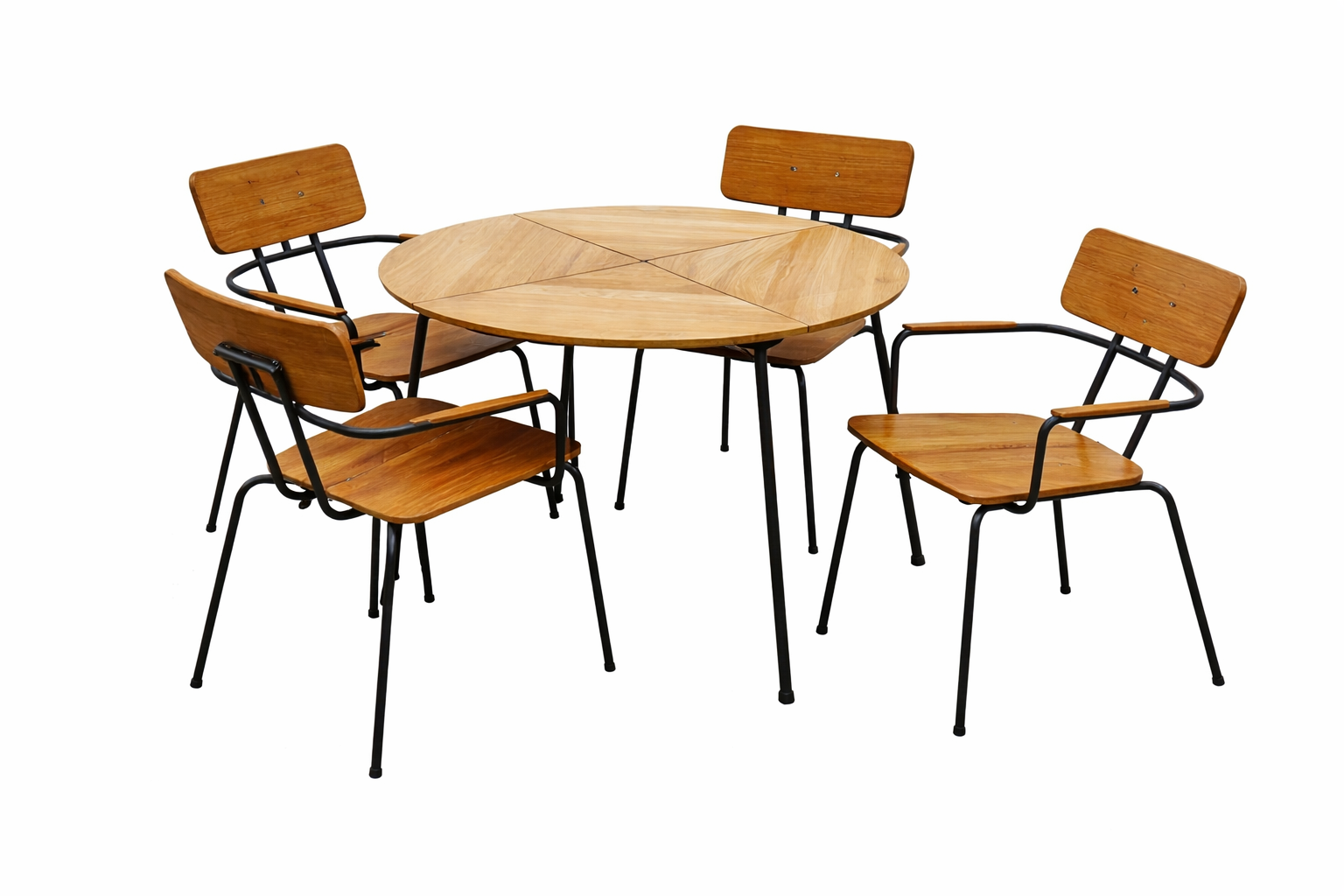 42" Lincoln Dining Group Table and 4 Chairs