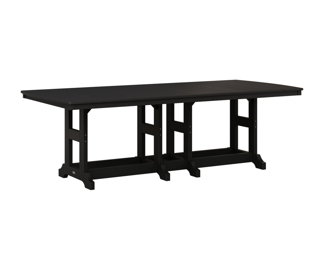 Berlin Gardens Garden Classic 44" x 96" Rectangular Table in Black