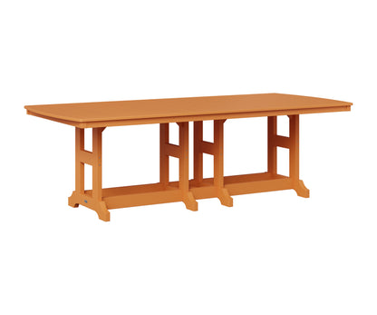 Berlin Gardens Garden Classic 44" x 96" Rectangular Table in Mango Orange
