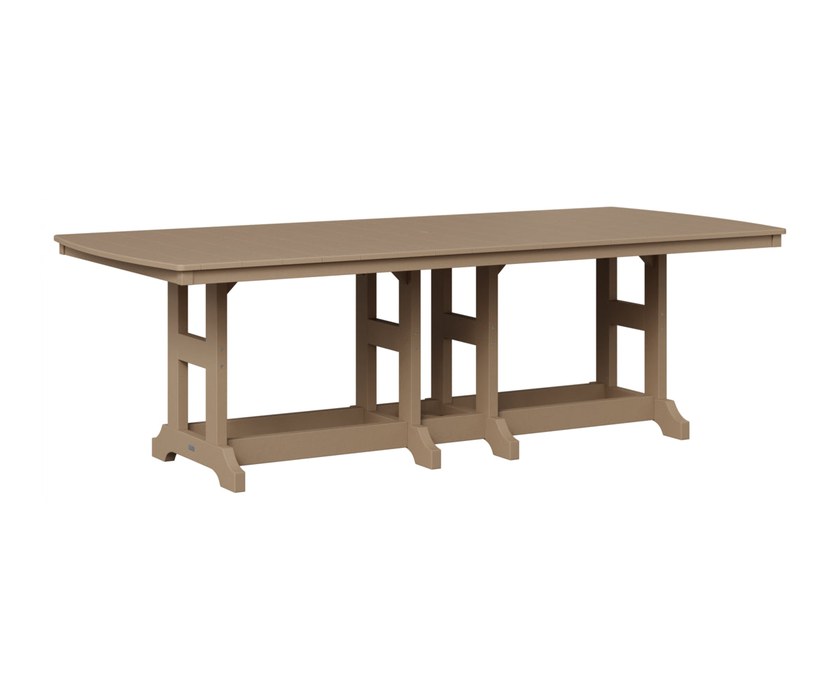 Berlin Gardens Garden Classic 44" x 96" Rectangular Table in Weatherwood