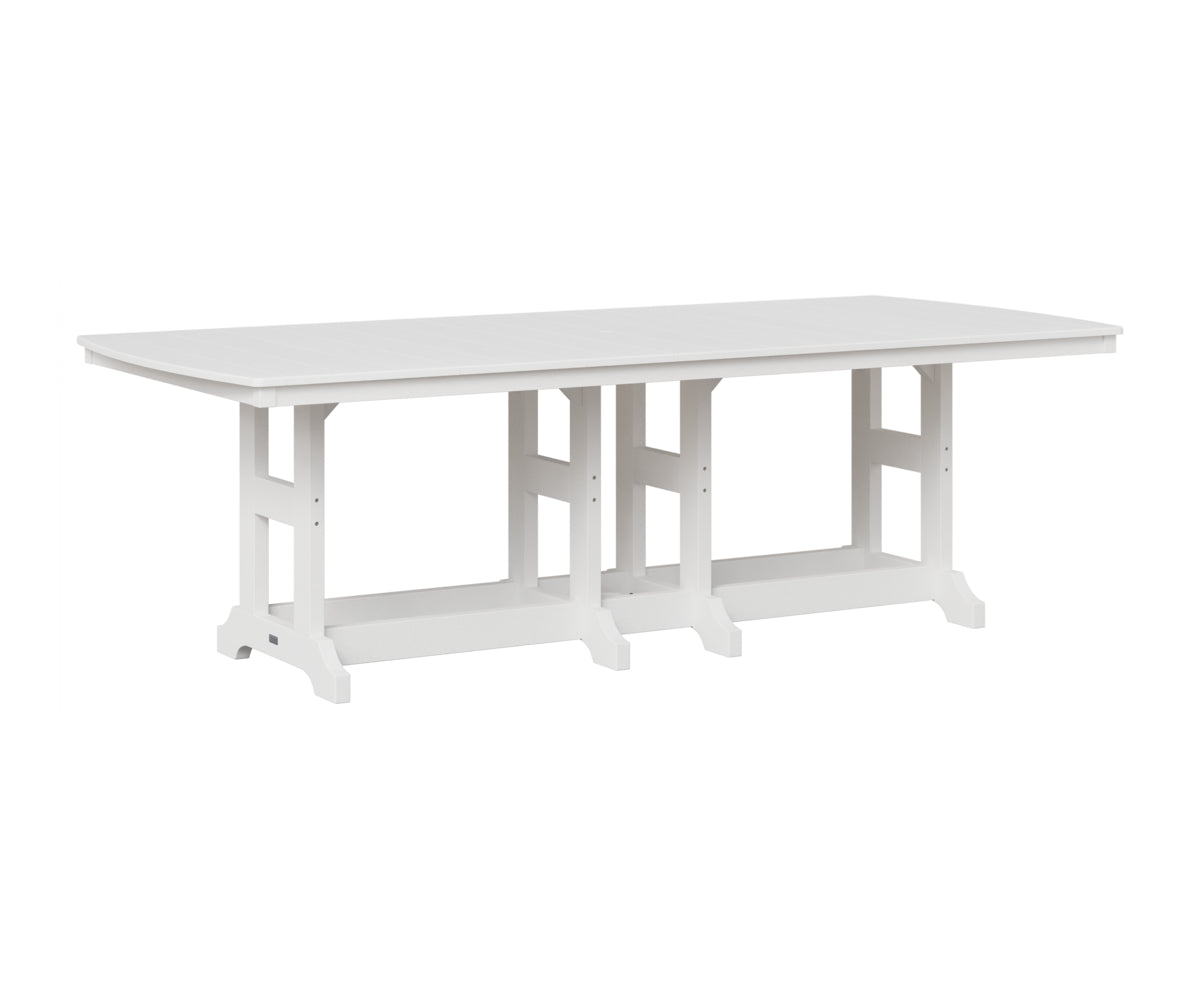 Berlin Gardens Garden Classic 44" x 96" Rectangular Table in White