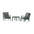 POLYWOOD Braxton 3-Piece Deep Seating Set in Green