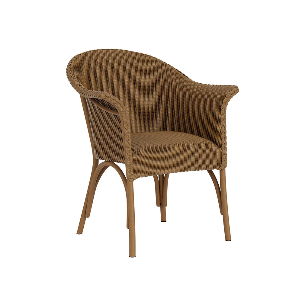 Lloyd Flanders All Seasons Dining Armchair with Padded Seat, lifestyle photo 1