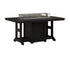 Berlin Gardens Garden Classic 44" x 72" Rectangular Fire Table in Black