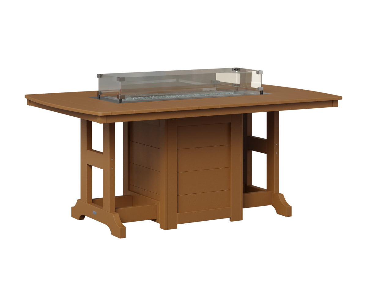 Berlin Gardens Garden Classic 44" x 72" Rectangular Fire Table in Cedar