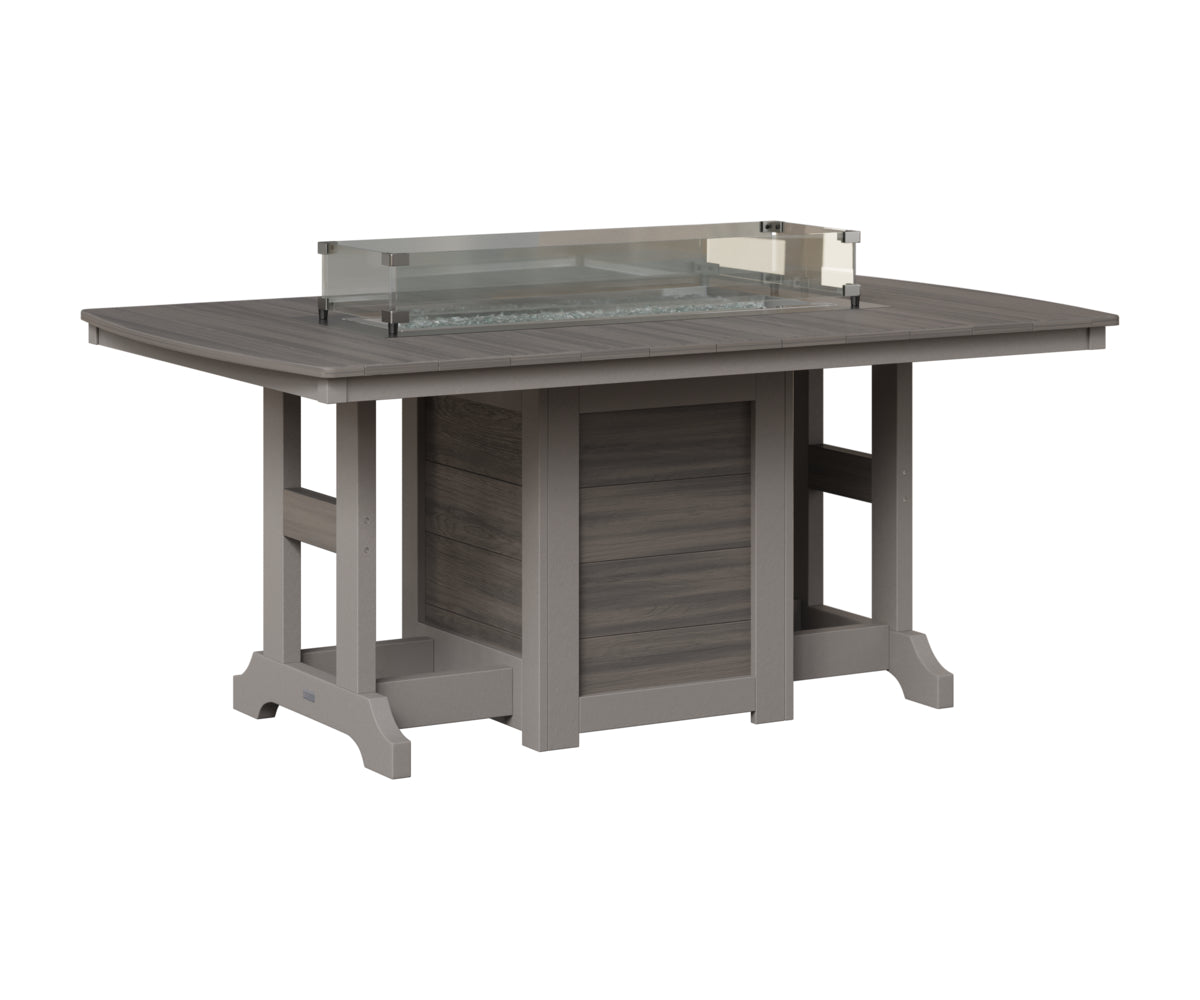 Berlin Gardens Garden Classic 44" x 72" Rectangular Fire Table, lifestyle photo 1