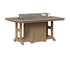Berlin Gardens Garden Classic 44" x 72" Rectangular Fire Table in Weatherwood