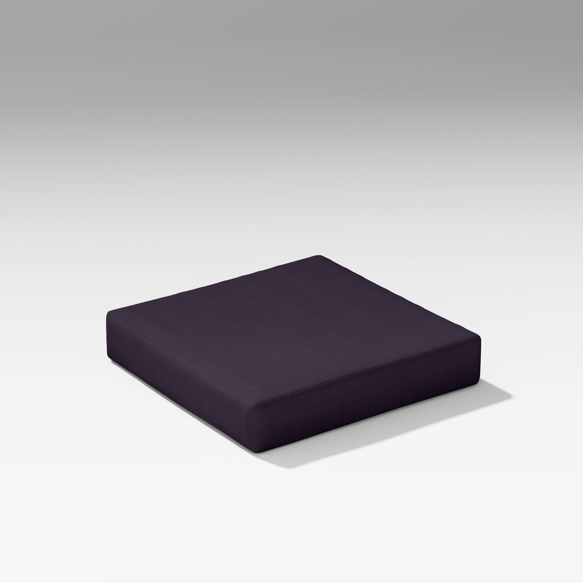 POLYWOOD PW Designer Series Latitude Modular Ottoman Seat Cushion in Navy Linen