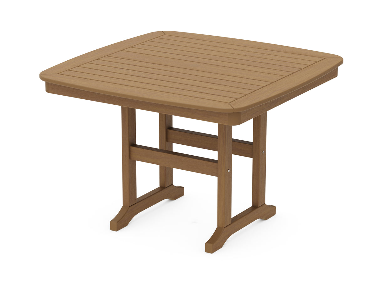 POLYWOOD Nautical 44" Dining Table in Natural