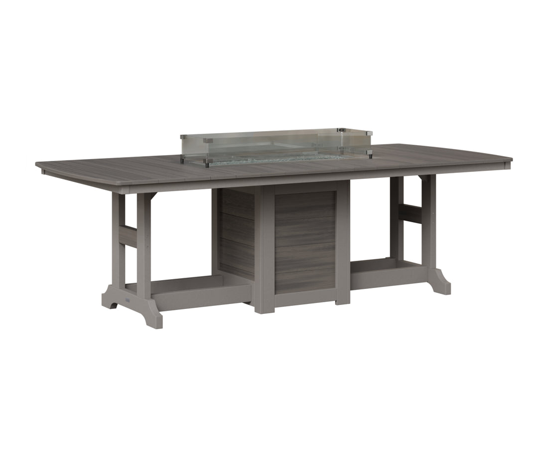 Berlin Gardens Garden Classic 44" x 96" Rectangular Fire Table, lifestyle photo 1