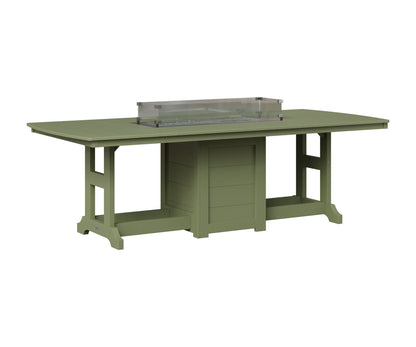 Berlin Gardens Garden Classic 44" x 96" Rectangular Fire Table in Sage