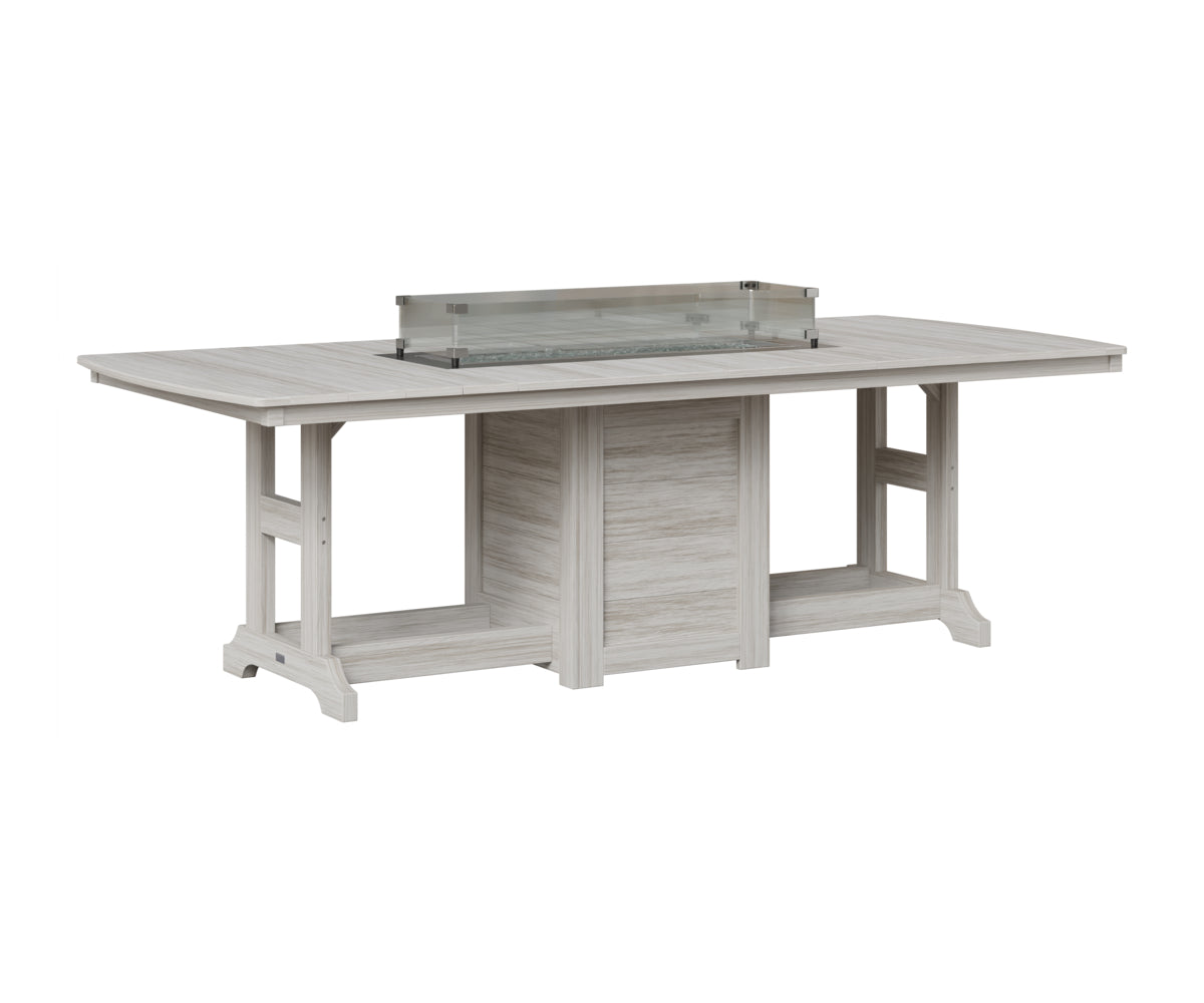 Berlin Gardens Garden Classic 44" x 96" Rectangular Fire Table in Seashell