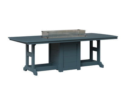 Berlin Gardens Garden Classic 44" x 96" Rectangular Fire Table in Slate