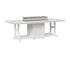 Berlin Gardens Garden Classic 44" x 96" Rectangular Fire Table in White