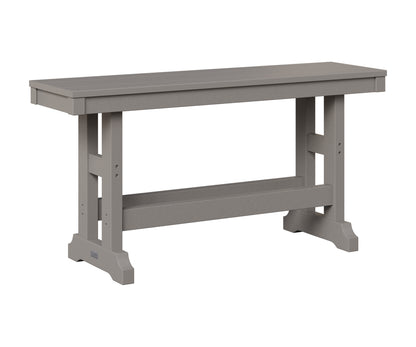 Berlin Gardens Garden Classic 44" Dining Bench in Light Gray