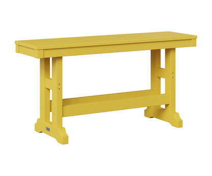 Berlin Gardens Garden Classic 44" Dining Bench in Sunburst Yellow
