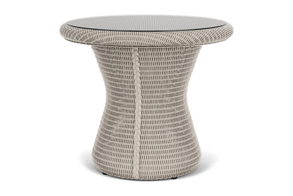 Lloyd Flanders Lloyd Loom 24" Round End Table – 2x2 Weave in Linen, view 4