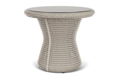 Lloyd Flanders Lloyd Loom 24" Round End Table – 2x2 Weave in Linen, view 3