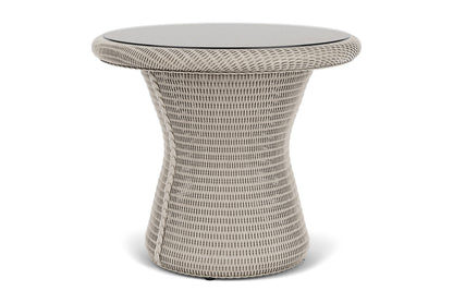 Lloyd Flanders Lloyd Loom 24" Round End Table – 2x2 Weave in Linen, view 2