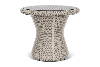 Lloyd Flanders Lloyd Loom 24" Round End Table – 2x2 Weave in Linen, view 9
