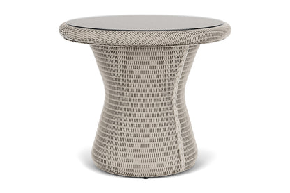 Lloyd Flanders Lloyd Loom 24" Round End Table – 2x2 Weave in Linen, view 6