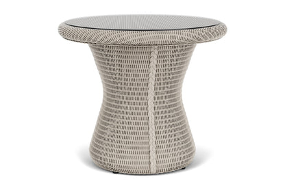 Lloyd Flanders Lloyd Loom 24" Round End Table – 2x2 Weave in Linen, view 5