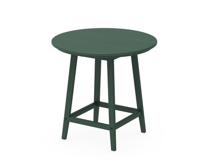 POLYWOOD Studio 30" Round Bistro Table in Green