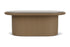 Lloyd Flanders Lloyd Loom 50" Oval Cocktail Table – 2x2 Weave in Fawn