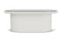 Lloyd Flanders Lloyd Loom 50" Oval Cocktail Table – 2x2 Weave in Matte White