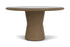 Lloyd Flanders Lloyd Loom 54" Round Pedestal Dining Table – 2x2 Weave in Fawn