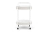 Lloyd Flanders Lloyd Loom Bar Cart with set-in serving trays – 2x2 Weave in White