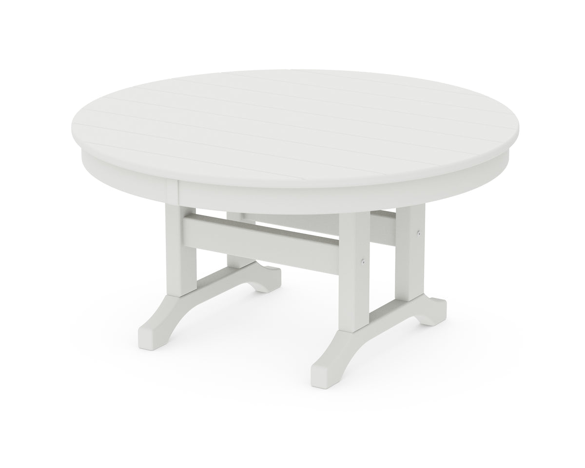POLYWOOD Round 36" Conversation Table in White