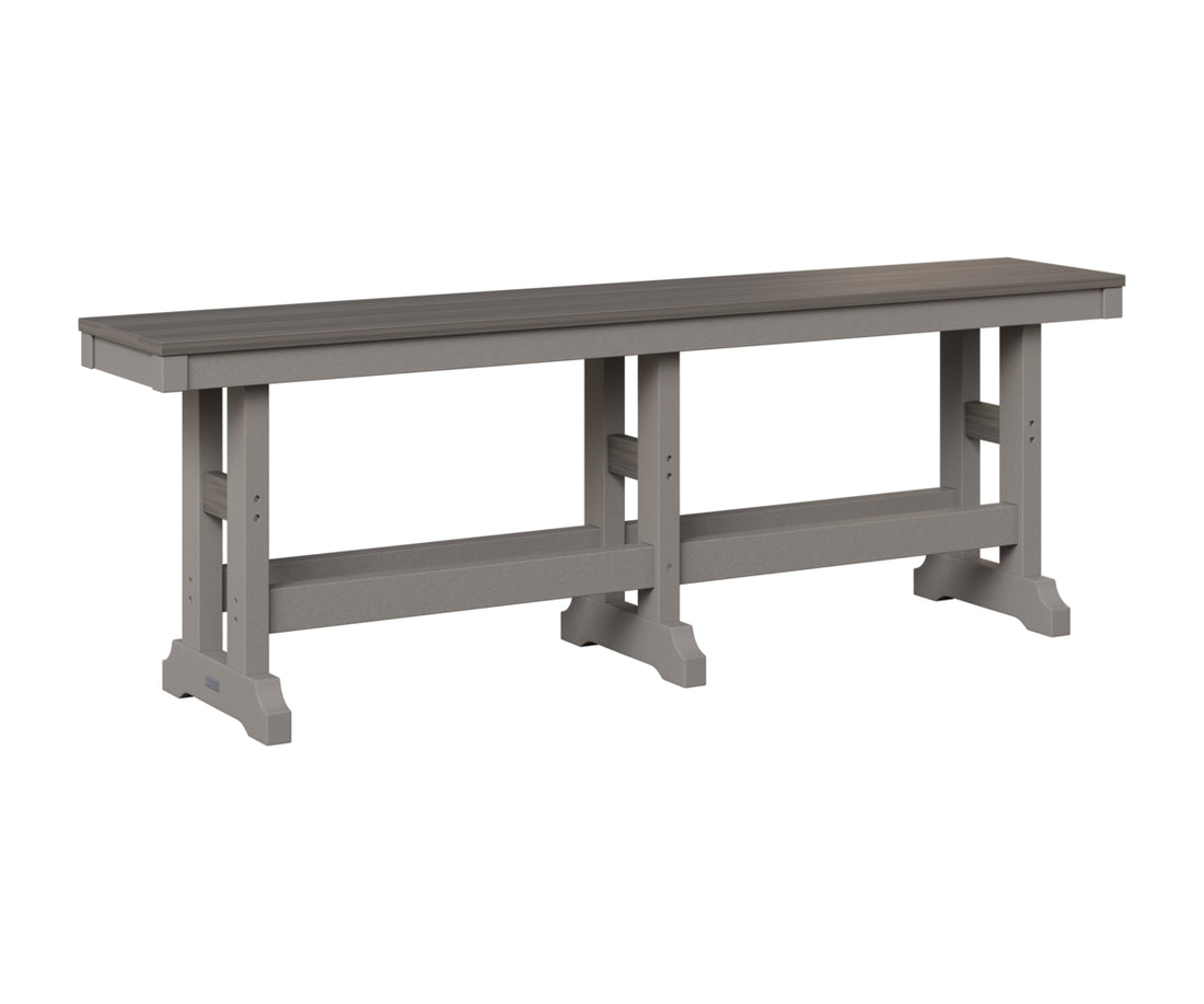 Berlin Gardens Garden Classic 66" Dining Bench, lifestyle photo 1