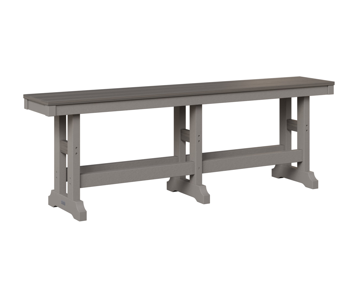 Berlin Gardens Garden Classic 66" Dining Bench, lifestyle photo 1